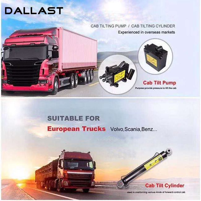 Scania kabīnes noliekamais cilindrs